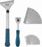 XW Razor Blade Paint Scraper Set, Heavy Duty Putty Knife with Quick Blade Change, Extra 20 PCS Blades