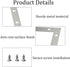 pson 40Pcs 2 2 Inch x L-Shape Corner Brackets, Right Angle Metal Corner Braces for Furniture Repair, Shelf Support
