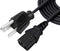 Power Cord Replacement for Brother MFC Printers, 8ft 3 Prong AC Power Cable