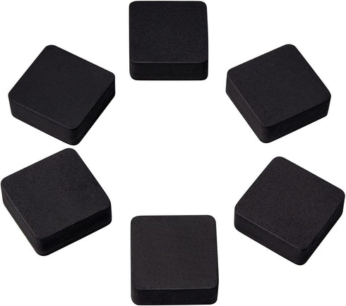 Favourde 48 Pack Magnetic Whiteboard Dry Eraser Cleansers for Classroom, Home and Office (Black)