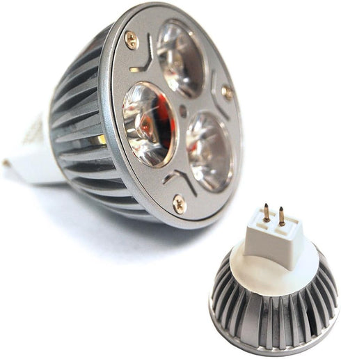 CTKcom MR16 3W LED Bulb (6 Pack) - Warm White 2700K, 35W Halogen Equivalent, 12V Spot Lamps