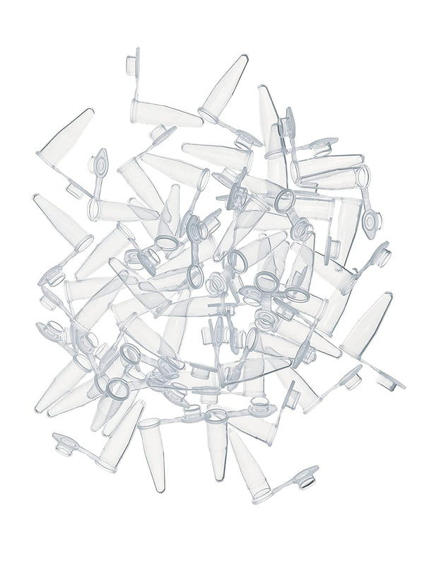 MUHWA 2000pcs PCR Tube with Flat Cap, 0.2 ml Microcentrifuge Reaction Tube