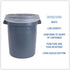 BlueDogSupplies 21-30 200 Count, 0.5 Commercial Every Day Value Gallon Trash Bags White, Regular Mil Garbage Bags