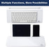 Small Glass Desktop Whiteboard Dry-Erase Board, Computer Keyboard Stand with Drawer, Desk Organizers for Office & Home