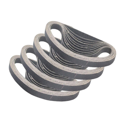 3/8 Inch X 13 Inch Sanding Belts, 20 Pack of Premium Knife Sharpening Belts, Various Grits for Woodworking