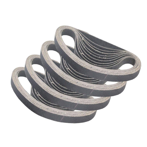 3/8 Inch X 13 Inch Sanding Belts, 20 Pack of Premium Knife Sharpening Belts, Various Grits for Woodworking