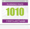 Yarlung 50 Pack Race Bib Display Vinyl Protector Sheets, Clear Running Race