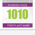 Yarlung 50 Pack Race Bib Display Vinyl Protector Sheets, Clear Running Race