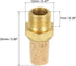 MECCANIXITY Pneumatic Muffle, 1/8" NPT Male Long Exhaust Muffler Solenoid Valve Brass Muffler Noise Silence Air Cylinder Accessories for Valve, 2 Set by MECCANIXITY