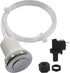 Kyuionty Hot Tub Air Switch Kit, Polished Chrome Push Air Button Switch Jetted