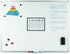 White Steel Surface 18" x 24" Aluminum Frame Rectangle Wall Mount - 1 Each-MA02759214-Office Supplies