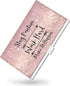Business Card Holder, Color Printing Ultra-thin Metal Case, Pocket Wallet Organizer for Men and Women, Pink Letters