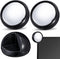 Cabilock Rear View Mirror for Computer Monitor 3 Pack Mini Acrylic Office