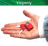 Yinpecly 22.5mm Padlock Body, ABS Shell, Keyed Alike Zinc Alloy Lock for Home, Suitcases, Toolbox, Red 1PCS