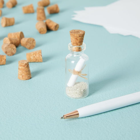 Juvale 100-Pack Tiny Cork Plugs & Mini Stoppers, 0.4 x 0.3 x 0.5 In, Brown for Test Tubes & DIY Crafts