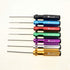 6 Color/7 Car/airplane,0.05IN-1/16IN-3/32IN-5/64IN-1.5MM-2.5MM-3.0MM(New (7 HUWAIMI Color Hex Wrencher Hex screwdriver