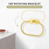 Towel Bar and Hand Towel Ring, Self Adhesive Stainless Steel Holder, No Drilling, 2 Pack, Gold