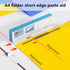 Self-Adhesive Prong Paper Fasteners, IMLIKE 100 PCS Metal File Fasteners, 2" Capacity for Paper Folder or Files, Brown