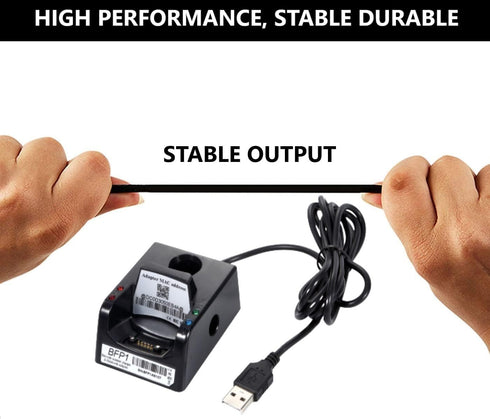 Bluetooth Charging Cradle for 1D/2D Mini Pocket Barcode Scanner, Charging Dock for Warehouse Pickup