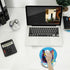 Wrist Support Mouse Pad Non-Slip Rubber Base, Wrist Rest Mousepad 8.75in X7.5in for Home Office Computer Laptop