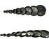 9 Piece Flush Mount Black Hole Plug Assortment for Auto Body and Sheet Metal