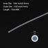 49ft 1/64" ID x 1/32" OD Silicone Tubing Clear 0.5mm x 1mm Industrial Plastic Tubing Pure Silicone Hoses for Pump Siphoning Draining Irrigation Brewing