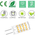 G4 LED Bulb 12V AC/DC 5W Warm White 3000K Equivalent to 40W Halogen Bulb, T3 JC Type Bi-Pin Base for Outdoor Landscape