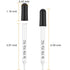 Glass Liquid Droppers, 1 ml Essential Oil Dropper Pipette, Calibrated Glass Stain Dropper with Kraft Boxes