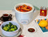 Generic 4-Cup 2-Cup Rice Cooker and Food Steamer, Cooked, Uncooked, Nonstick Ceramic, Pop-Up Steam Tray, Blue