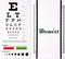 Snellen Eye Chart, Pocket Size Eye Testing Chart, 6 Feet, 3.9x7.3 inch