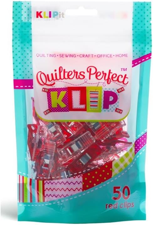 Red Quilters Perfect Klip, 50pc