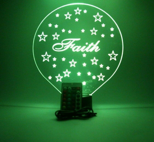 16 Twinkling Stars Twinkle Night Sky Night Light Up Table Desk Lamp LED Personalized Free Engraved, It's Wow