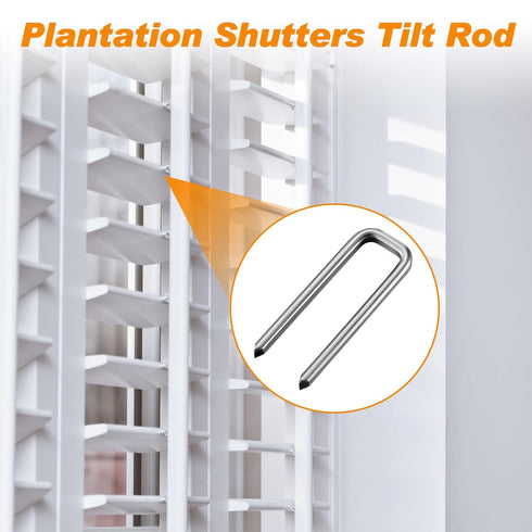 Jetec 85 Set Pieces Repair Plantation Shutters Tool Plantation Shutter Louvers Staples Replacement Repair Pins