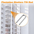 Jetec 85 Set Pieces Repair Plantation Shutters Tool Plantation Shutter Louvers Staples Replacement Repair Pins
