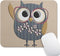 Cute Cartoon Owl Mouse Pad - Retro Personalized Design Vintage Owl Mouse Pads