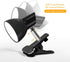 Super Bright Clamp Light, Compact Clip Lamp for Book Reading in Bed, Easy to Attach Black Illumination