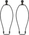 PATIKIL 2 Set 11.5" Lamp Shade Harp Holder, Heavy Duty Detachable Lampshade