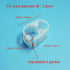 Adjustable Tube Clamps (0.118-0.236 Inch Tube; Laboratory Pinch Valve Flow Control Hose Clamp; 5pc Pack; White)