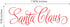 Santa Claus Signature Stamp, 2000 Plus Self Inking Rubber Stamp, Christmas Holiday Stamp in Red Imprint