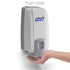 1000 mL (Pack 1) 2120-06 PURELL NXT Push-Style SPACE SAVER Sanitizer Dispenser, Dove Grey, for PURELL NXT Sanitizer Gel