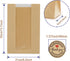 Pack 35 Packaging Pack 35,12.5x8.3x4 Inches of Paper Bread Bags for Homemade Bread, Paper Bakery Bag for Baked Food