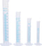 Liquid Measuring Cup Graduated Cylinders Set, Plastic Graduated Cylinder Lab Test Tube, PP Material 10ml / 25ml / 50ml