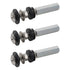 iFealClear 3" Tank to Bowl Toilet Repair Bolt & Gasket Kit, 2 Sets Stainless Steel for 3-Inch/3.5-Inch Toilets