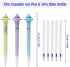 8Pcs 0.5mm 3Pcs 5Pcs BAYTORY Cute Erasable Pens, Fine Point Spinning Gel Pen with Eraser, Erasable Gel Pens & Refills