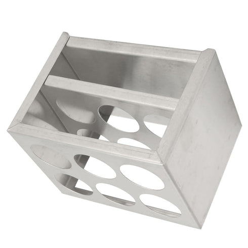 Metal Test Tube Rack, 304 Stainless Steel Holder, Sturdy Structure for Diameter 30mm Tubes