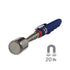 Telescopic Magnetic Pickup, a Packing 20 lbs .Small Objects Large Suction Force. Large Objects with a Large Area of 20 pounds Suction, Magnetic Sweeper.