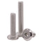 M8-1.25 x 20mm Hex Socket Head Cap Screws, 304 Stainless Steel 18-8, Flat Countersunk Machine Screws for Furniture, 20