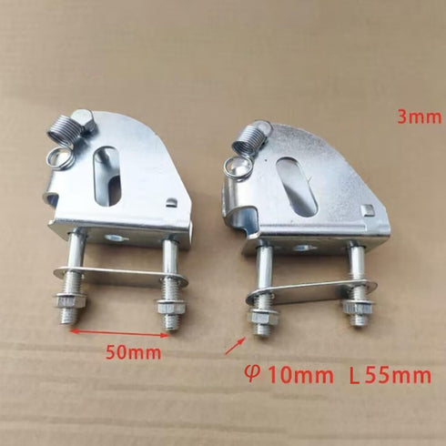 Almencla Flatbed Trolley Armrest Base Foldable Push Hand Cart Base Hinge Replaces Sturdy Truck Handrails Base for Push