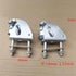 Almencla Flatbed Trolley Armrest Base Foldable Push Hand Cart Base Hinge Replaces Sturdy Truck Handrails Base for Push