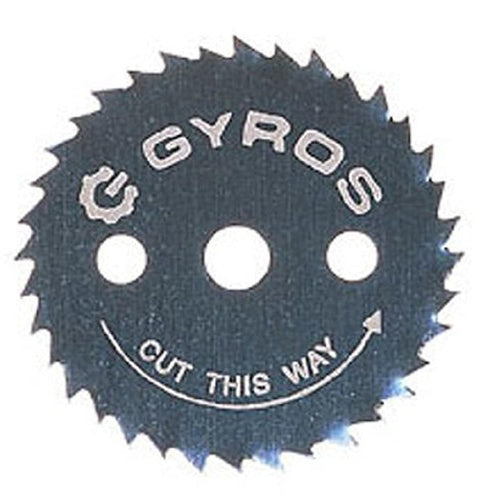 Gyros Mini Circular Ripsaw Blade, 1 Inch Diameter, 48 Teeth for Fast Sawing of Wood and Plastic